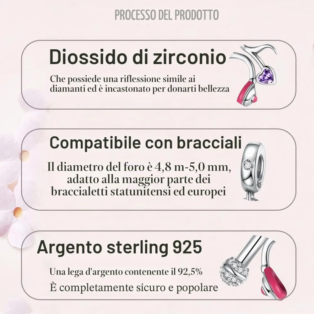 LNQOBU Bracciale per Charm Donna in Argento Sterling 925 - immagine 4