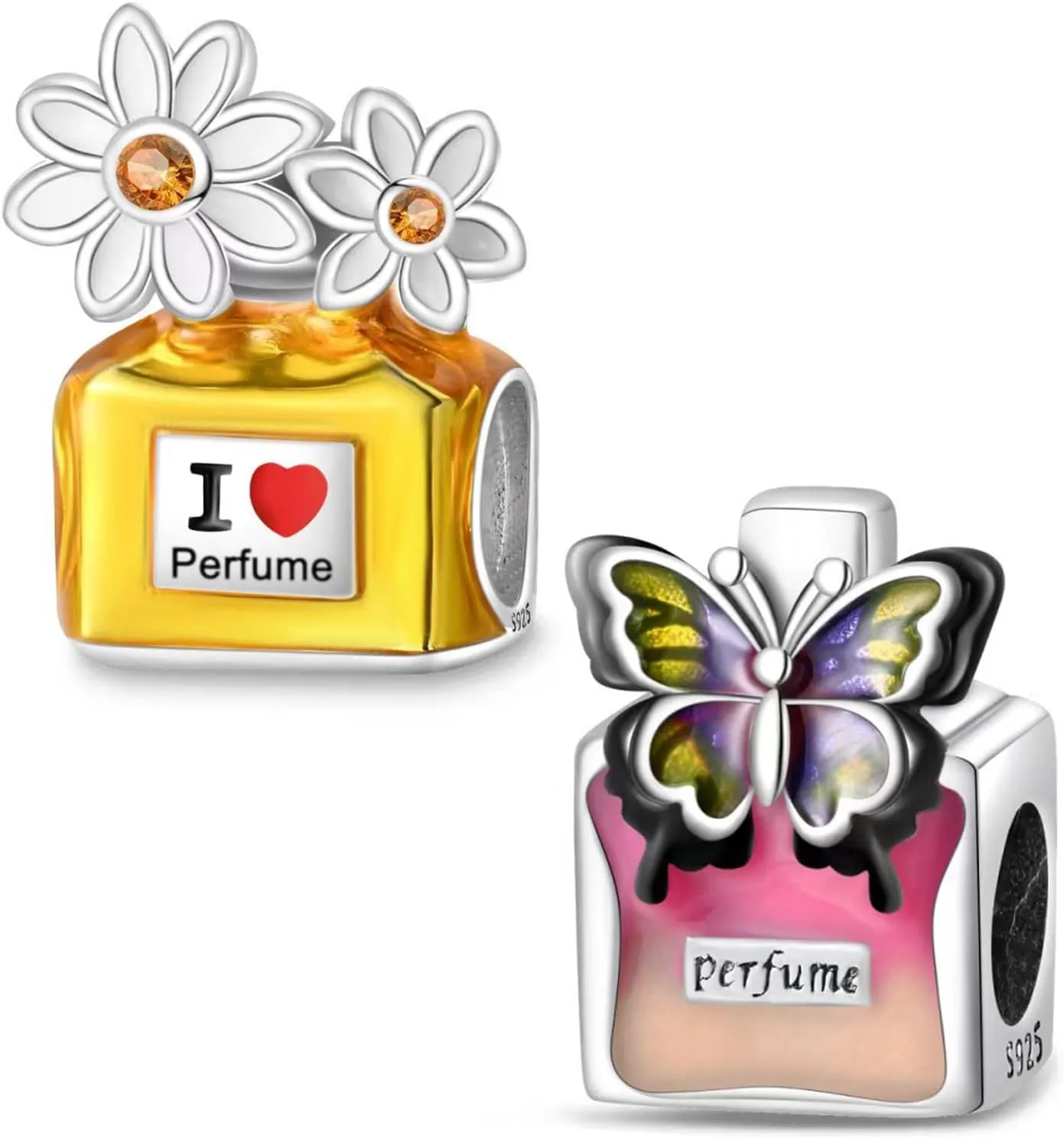 LNQOBU Charm Bead Ciondolo Donna Argento Sterling 925 per Bracciali e Collane - immagine 1