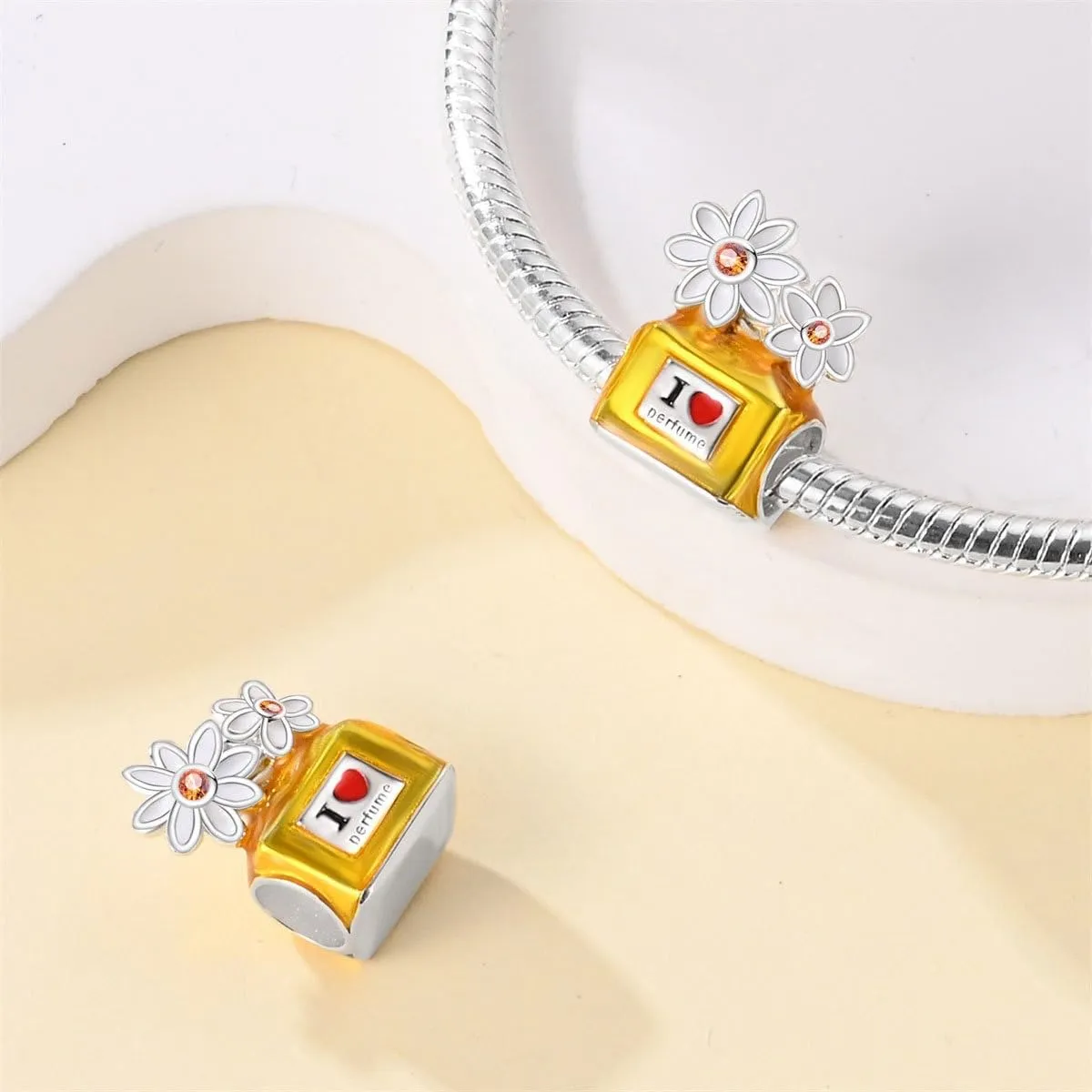 LNQOBU Charm Bead Ciondolo Donna Argento Sterling 925 per Bracciali e Collane - immagine 5