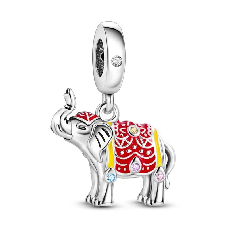KUNSIR Ciondolo in Argento Sterling 925 con Cubic Zirconia per Braccialetti e Collane Europei - immagine 1