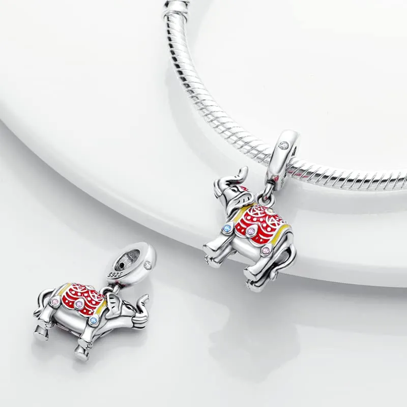 KUNSIR Ciondolo in Argento Sterling 925 con Cubic Zirconia per Braccialetti e Collane Europei - immagine 2