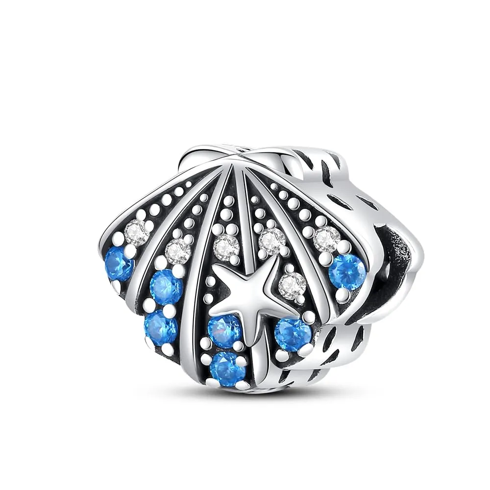KUNSIR Bead Charm in Argento Sterling 925 con Cubic Zirconia per Braccialetti e Collane Europei - immagine 1