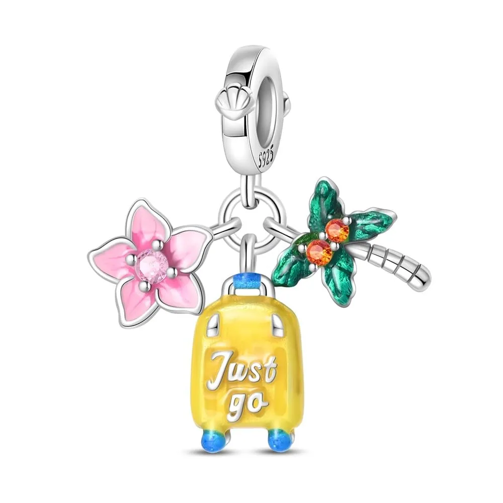 LNQOBU Charm Bead Ciondolo Donna in Argento Sterling 925 per Bracciali e Collane - immagine 1