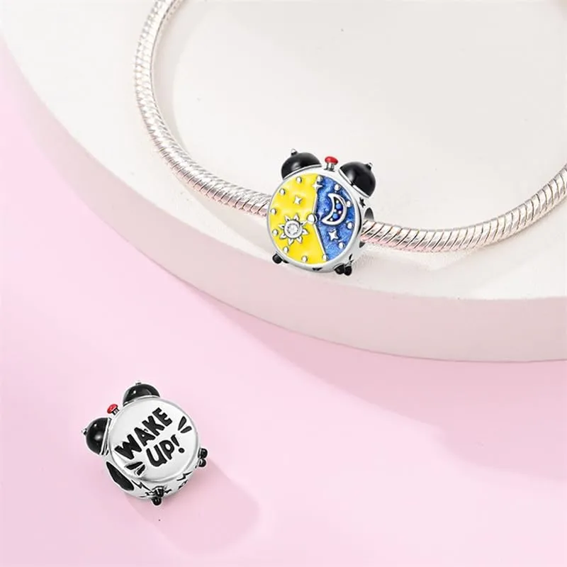 KUNSIR Bead Charm in Argento Sterling 925 con Cubic Zirconia per Braccialetti e Collane Europei - immagine 2