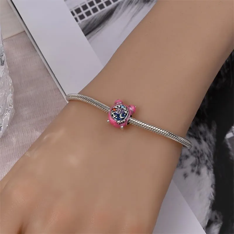 KUNSIR Ciondolo in Argento Sterling 925 con Cubic Zirconia per Braccialetti e Collane Europei - immagine 4