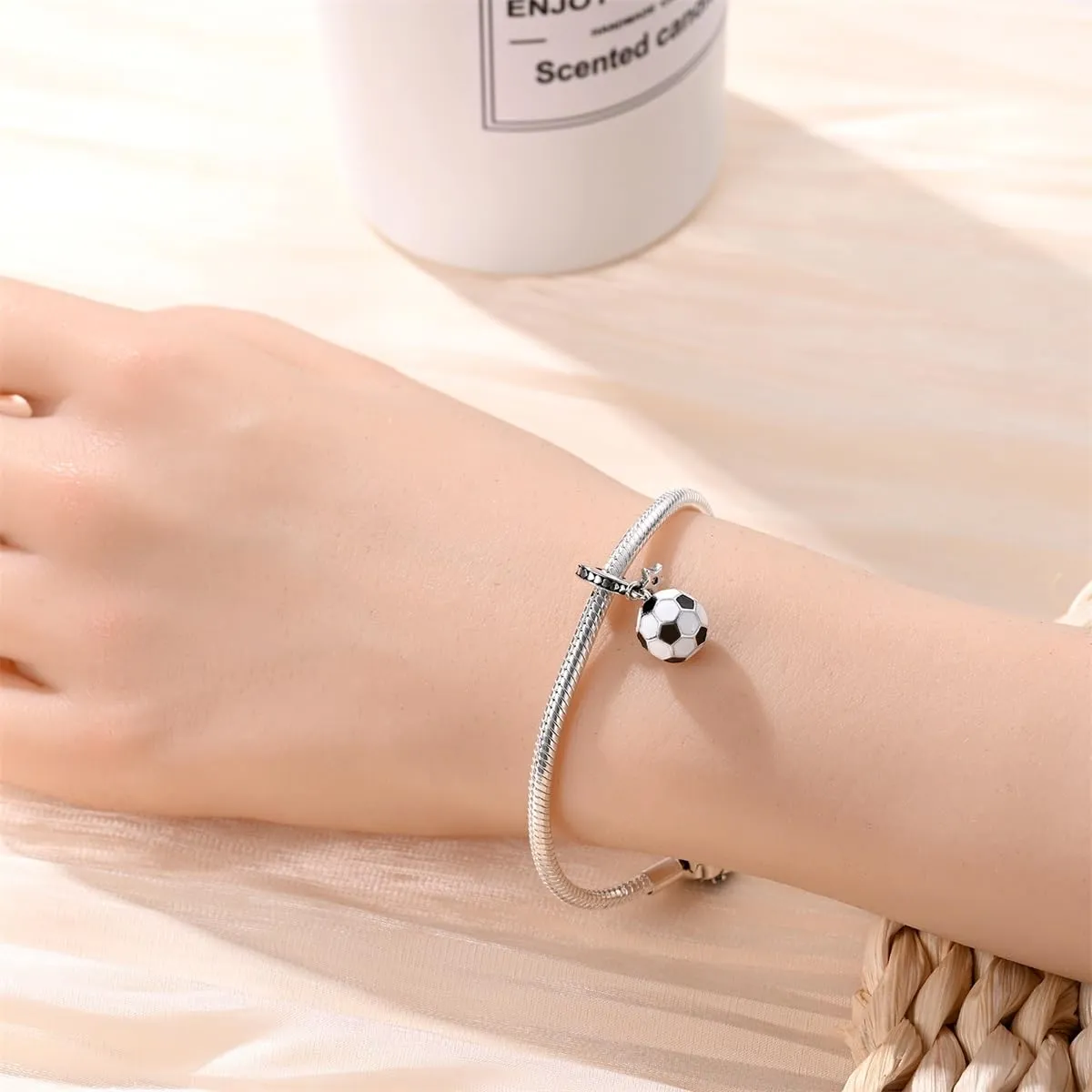 KUNSIR Ciondolo in Argento Sterling 925 con Cubic Zirconia per Braccialetti e Collane Europei - immagine 4