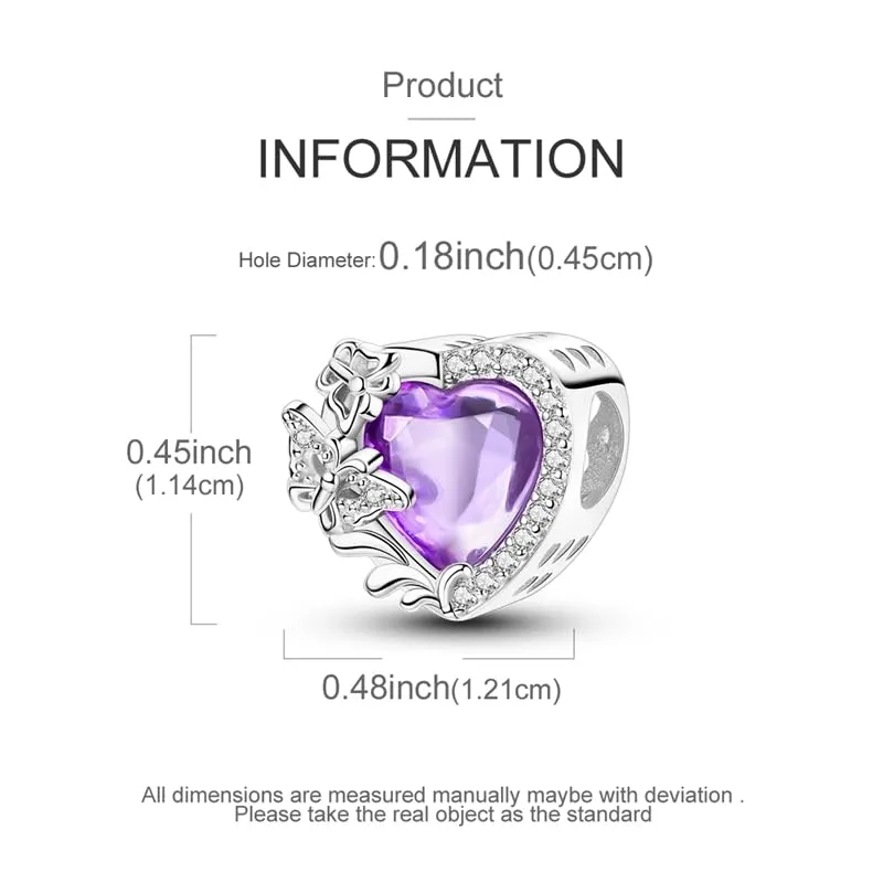 LNQOBU Charm Madre e Figlia Mum Sister in Argento 925 con Zirconi 5A per Braccialetti Pandora - immagine 5
