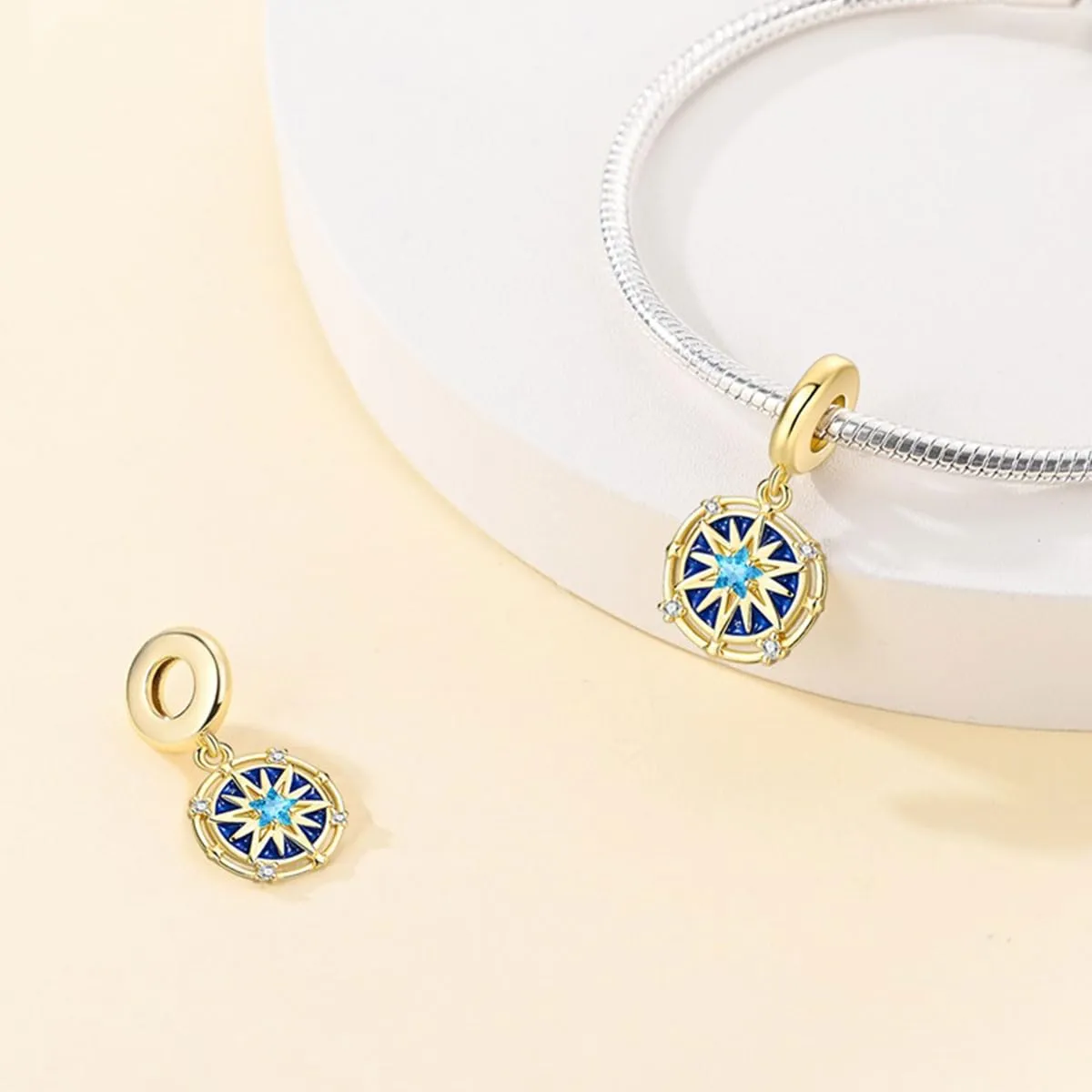 KUNSIR Bead Charm in Argento Sterling 925 con Cubic Zirconia per Braccialetti e Collane Europei - immagine 2