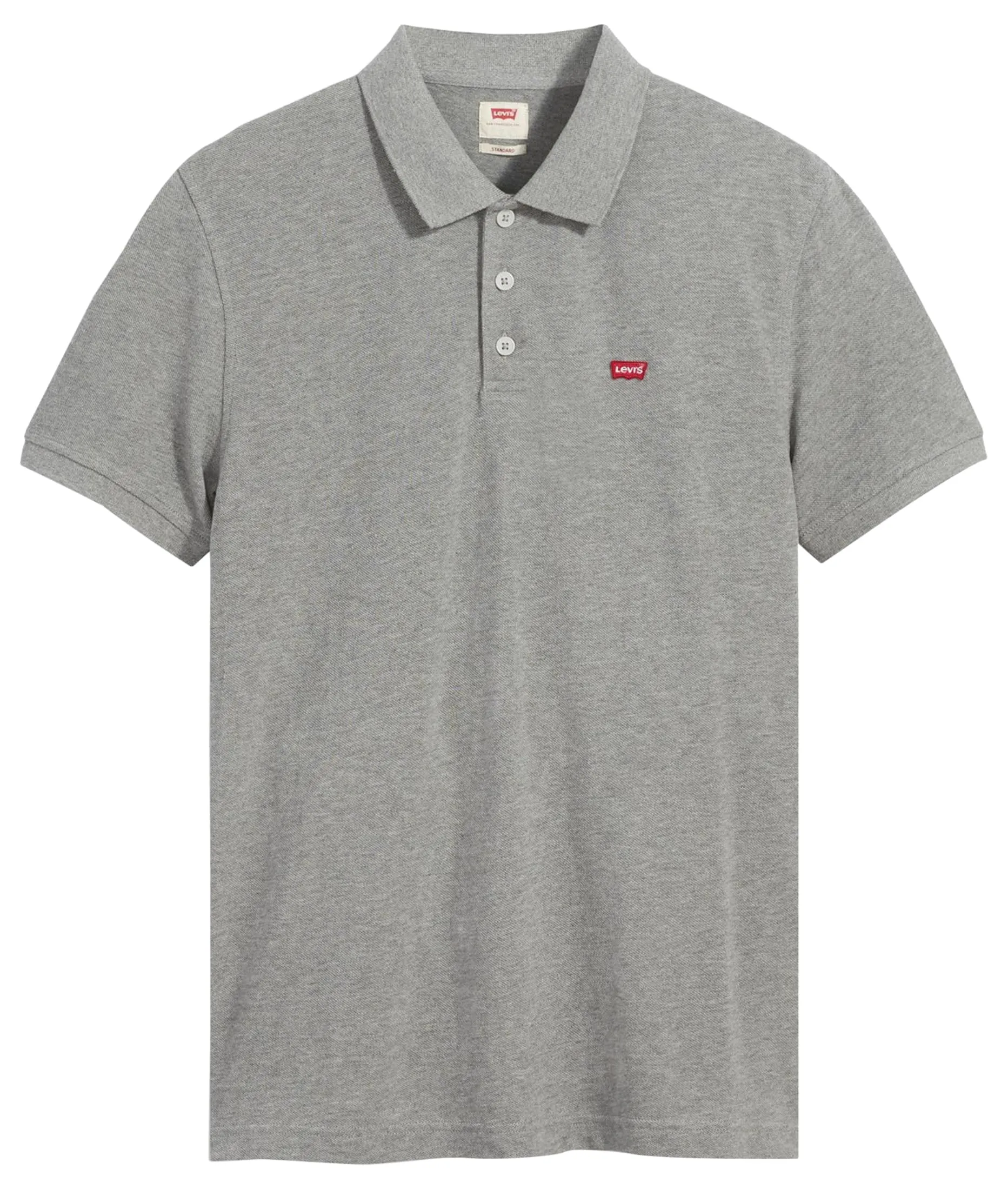 Levi's Housemark Polo Shirt, Grey Heather, S - immagine 7