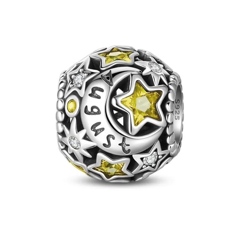 KUNSIR Ciondolo in Argento Sterling 925 con Cubic Zirconia per Braccialetti e Collane Europei - immagine 1