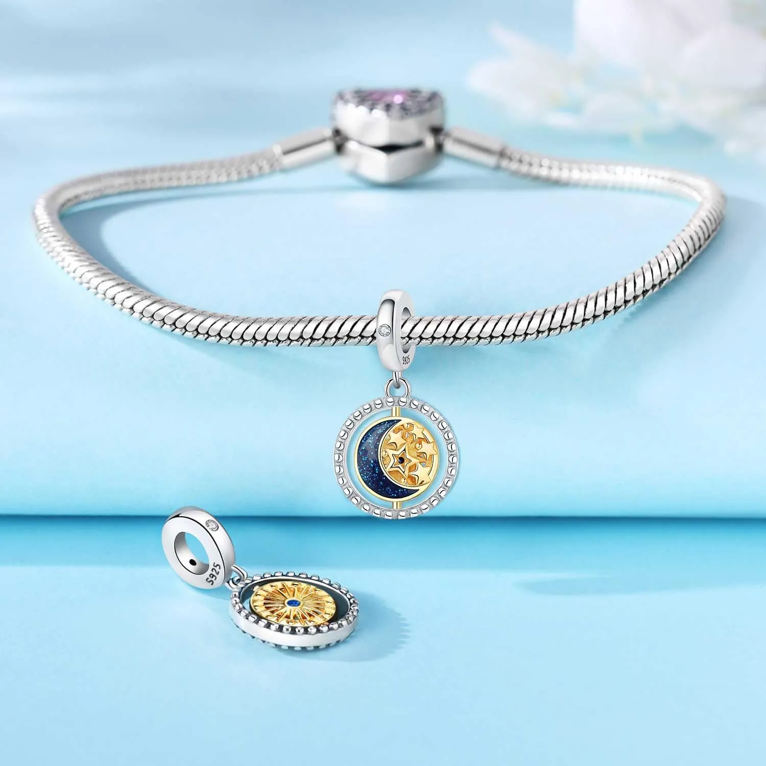 CYCUFF Ciondoli in argento sterling 925 con zirconie sintetiche - immagine 2