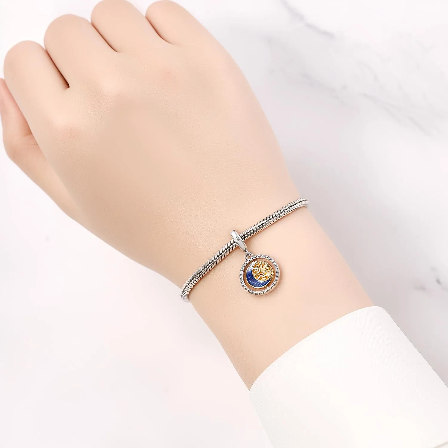 CYCUFF Ciondoli in argento sterling 925 con zirconie sintetiche - immagine 5