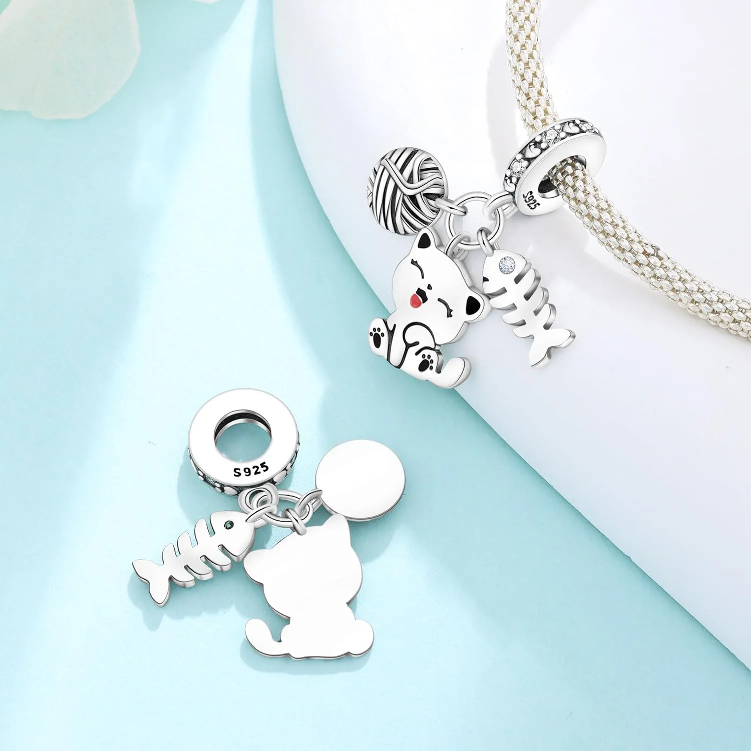 CYCUFF Ciondoli in Argento Sterling 925 per Collane e Bracciali - immagine 2