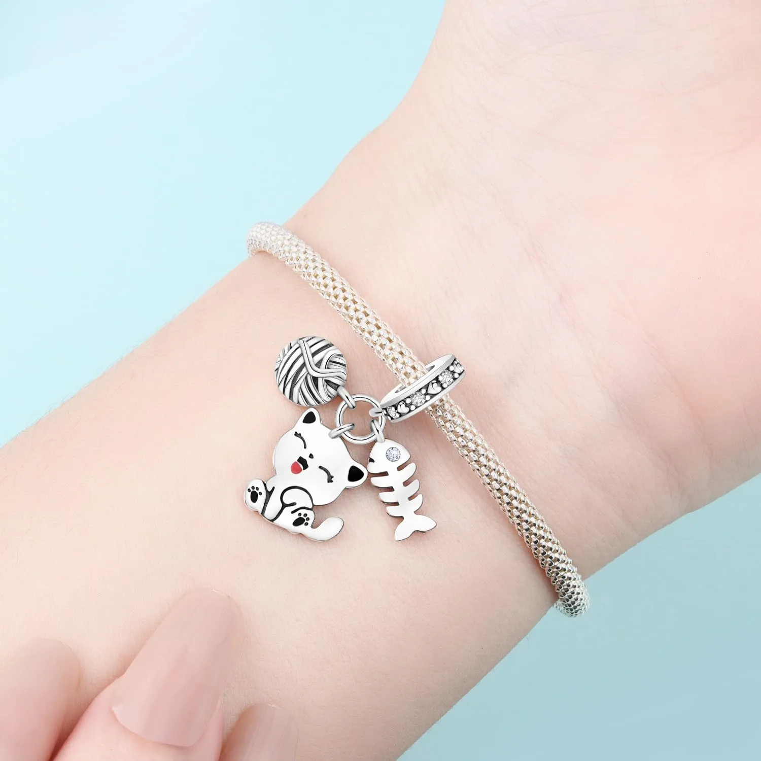 CYCUFF Ciondoli in Argento Sterling 925 per Collane e Bracciali - immagine 4