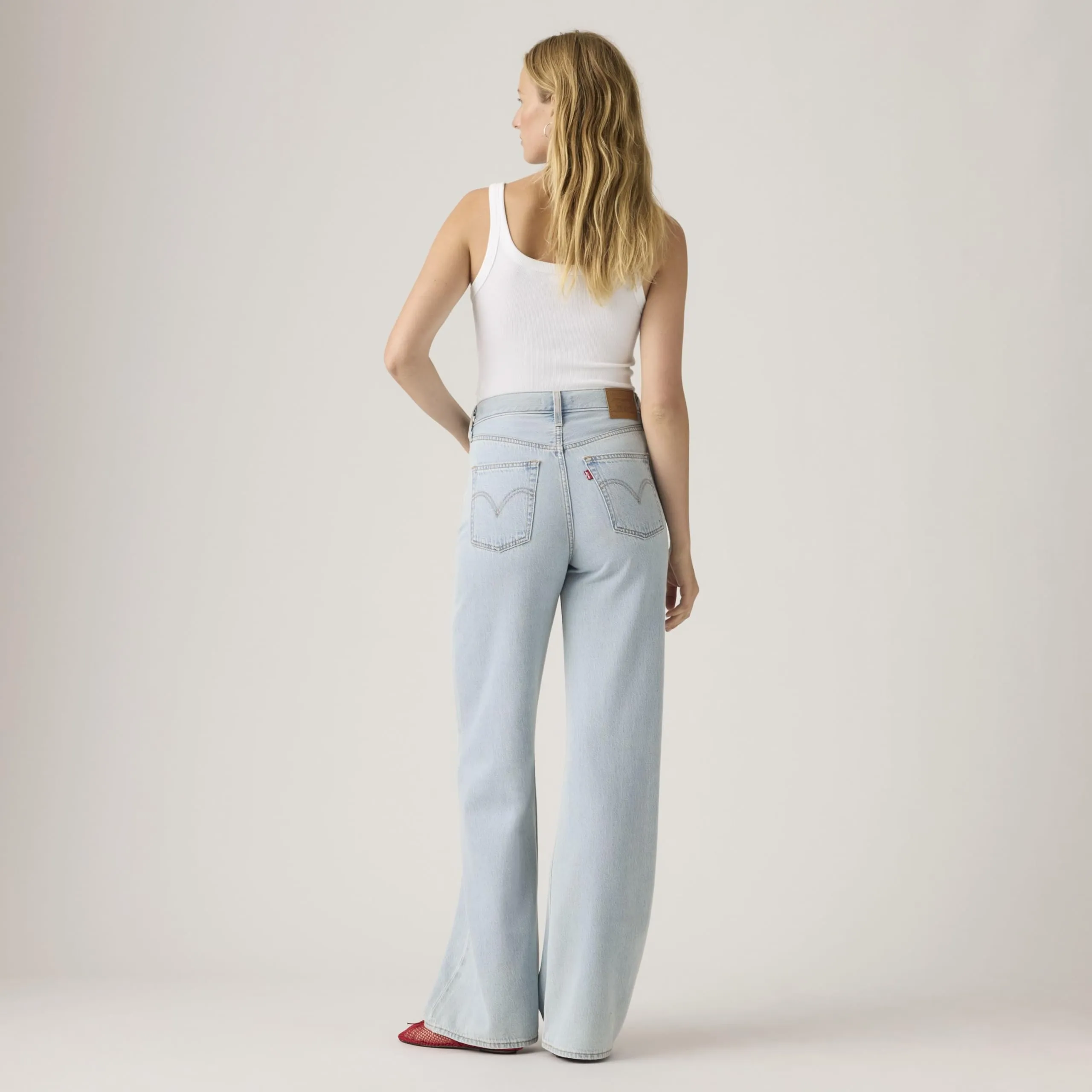 Levi's Ribcage Wide Leg H223 - Of Course Stone - immagine 3