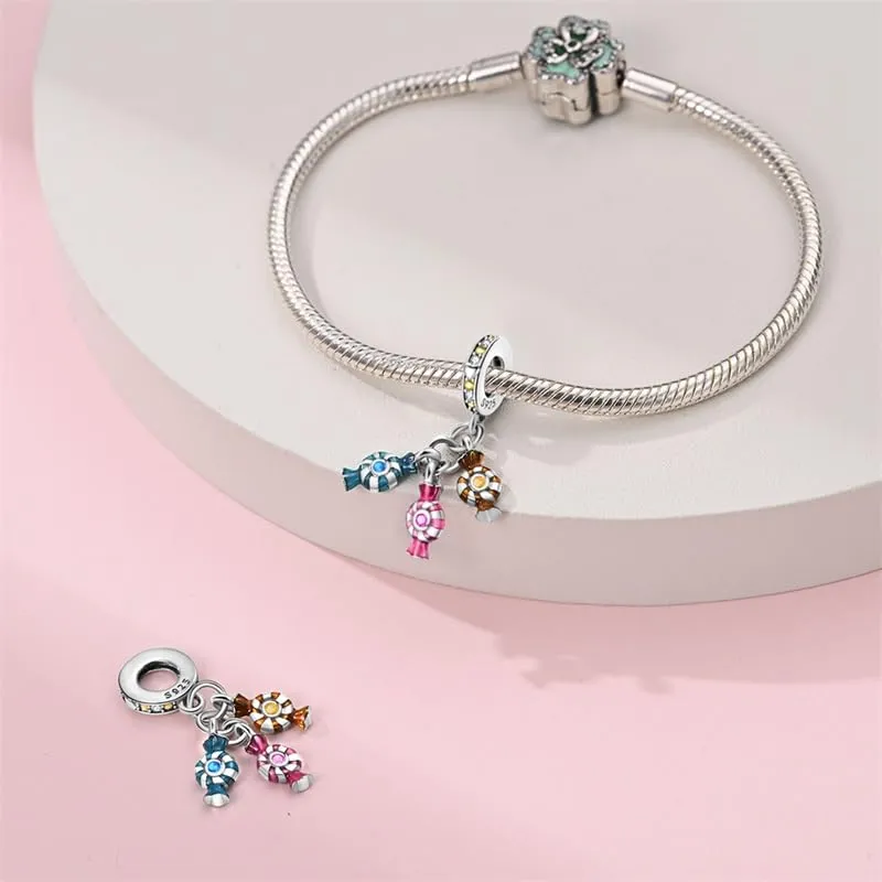 KUNSIR Ciondolo in Argento Sterling 925 con Cubic Zirconia per Braccialetti e Collane Europei - immagine 3