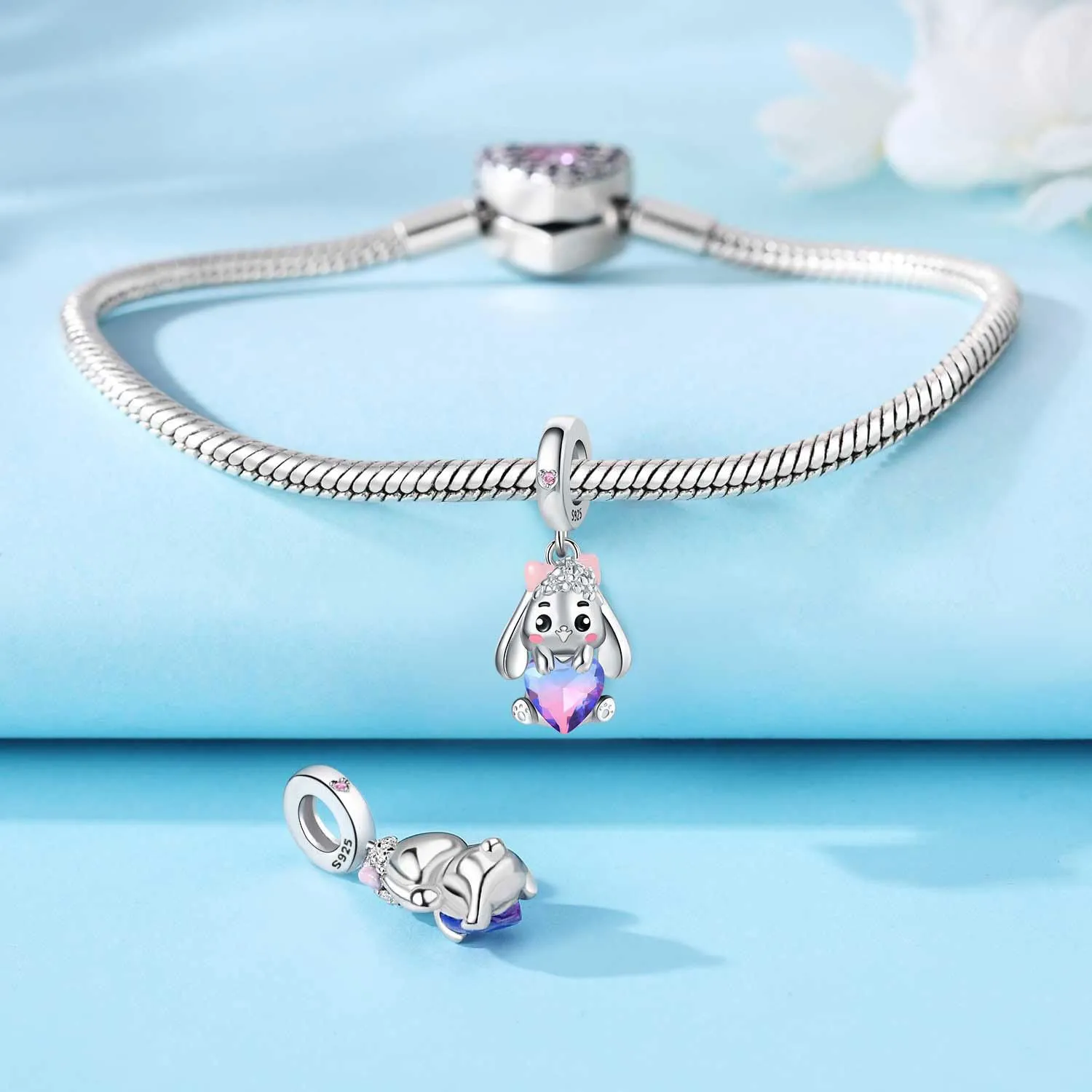 CYCUFF Ciondoli in argento sterling 925 con zirconie sintetiche - immagine 3