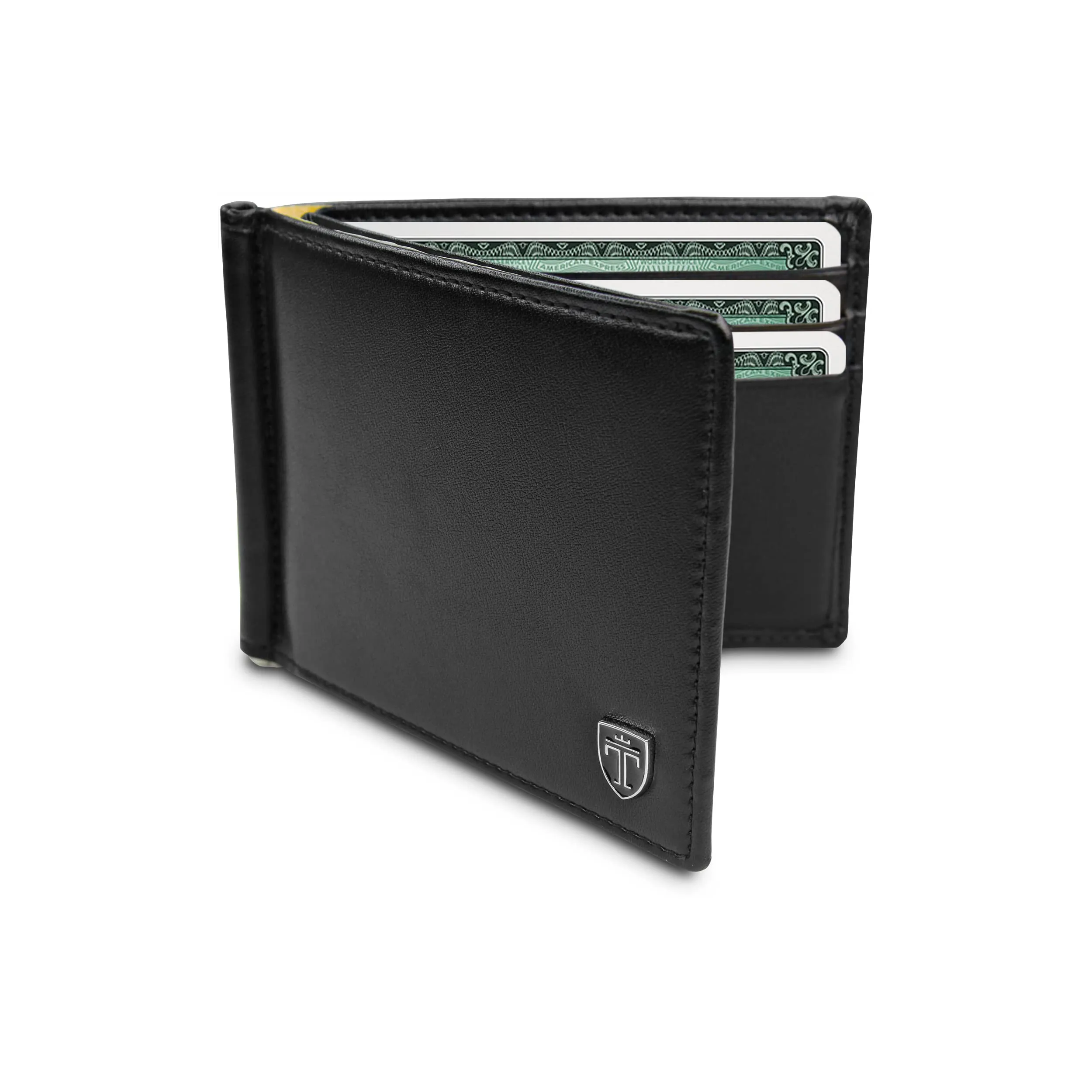 TRAVANDO Vienna Portafoglio Uomo Slim con Protezione RFID e Clip per Contanti - immagine 1