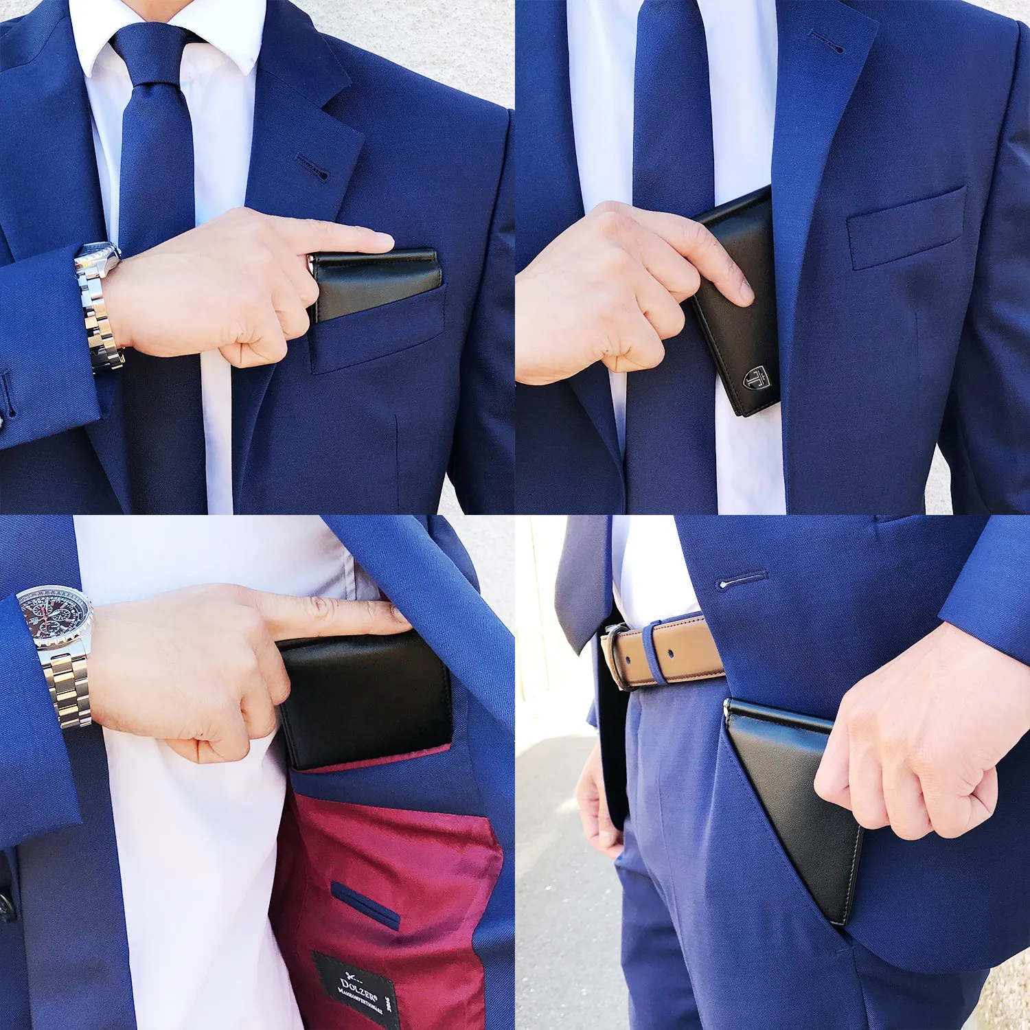 TRAVANDO Vienna Portafoglio Uomo Slim con Protezione RFID e Clip per Contanti - immagine 7