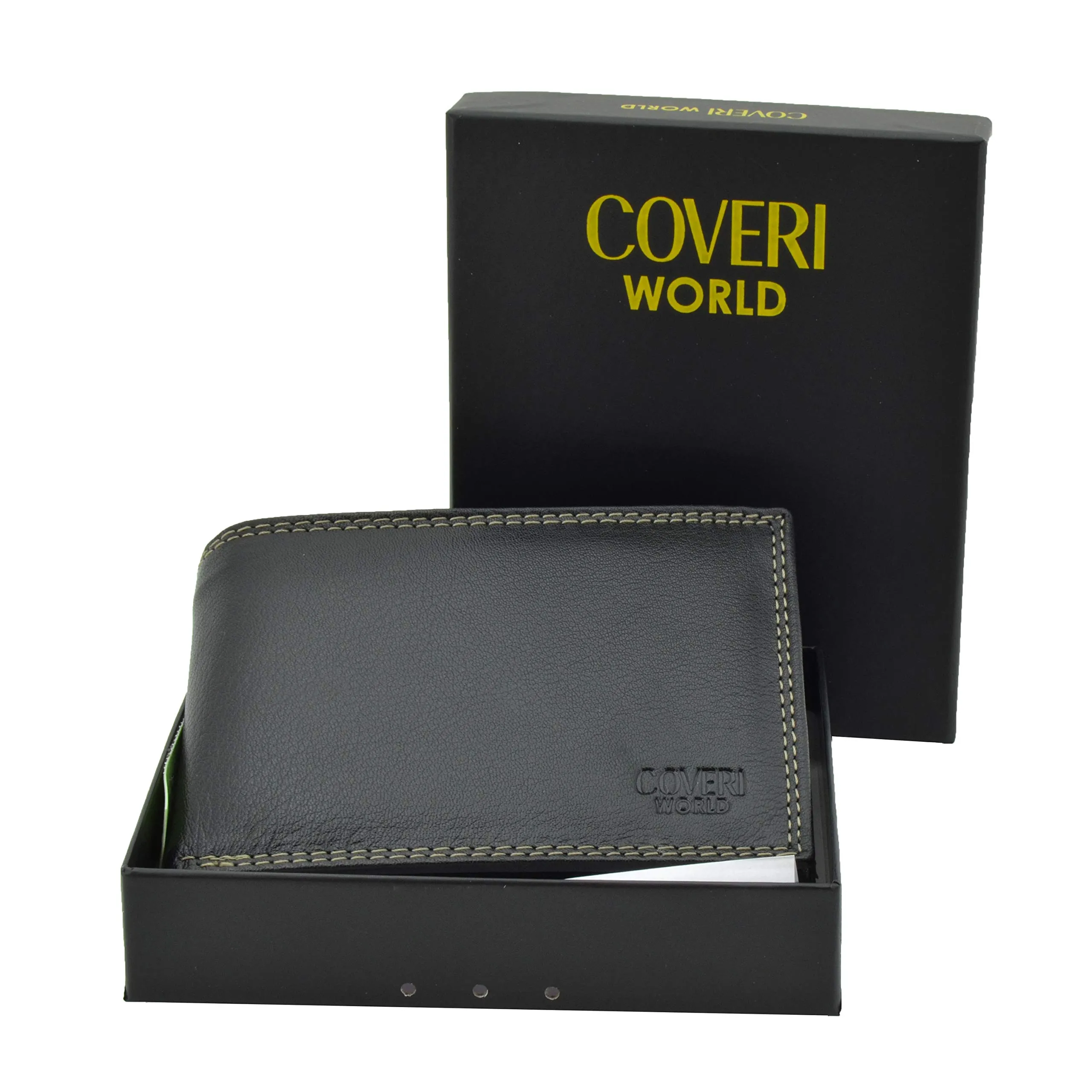 Coveri Portafoglio Uomo in Vera Pelle con Porta Tessere - immagine 5