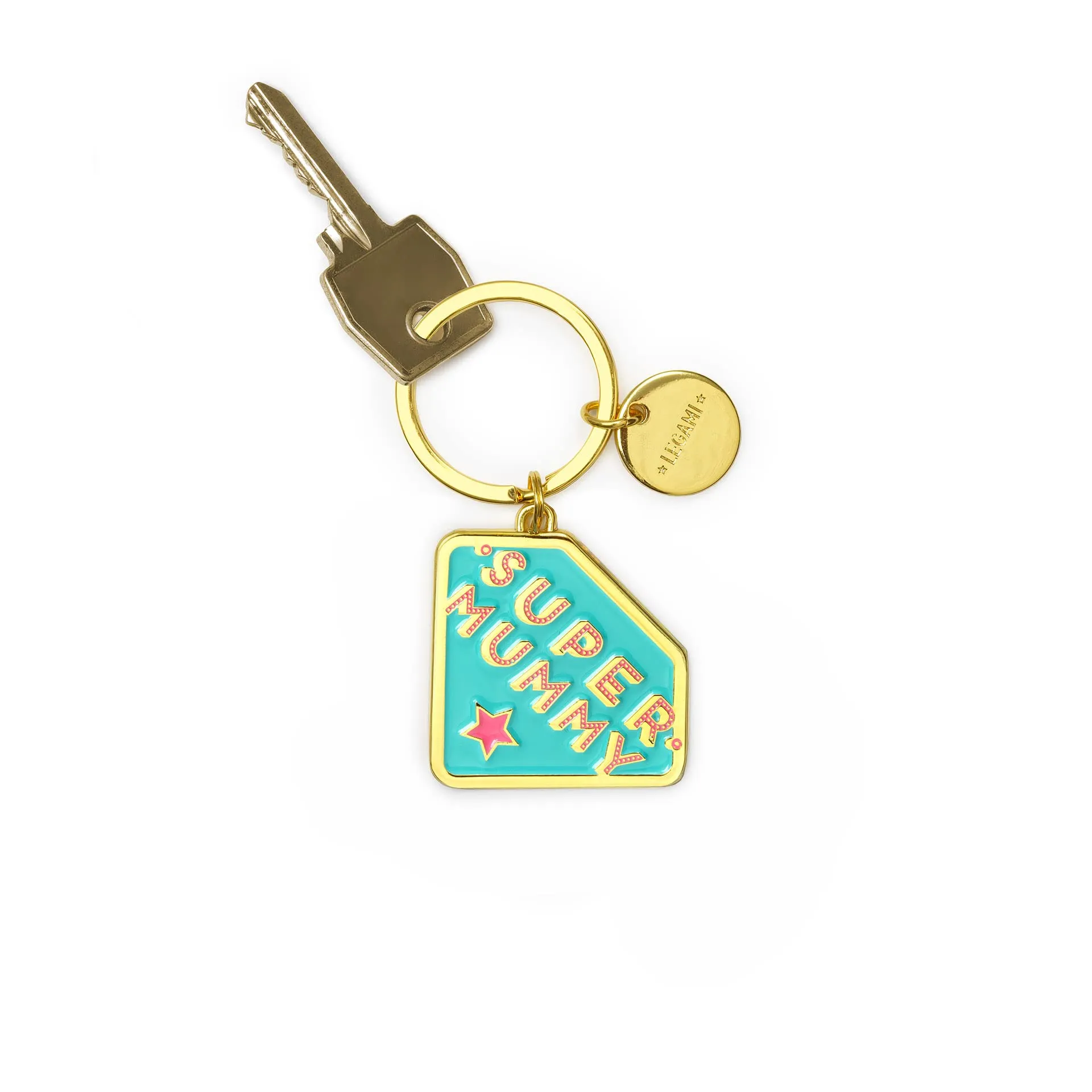 Legami Portachiavi in Metallo Smaltato What a Key Ring! Super Mummy, 7 cm - immagine 2