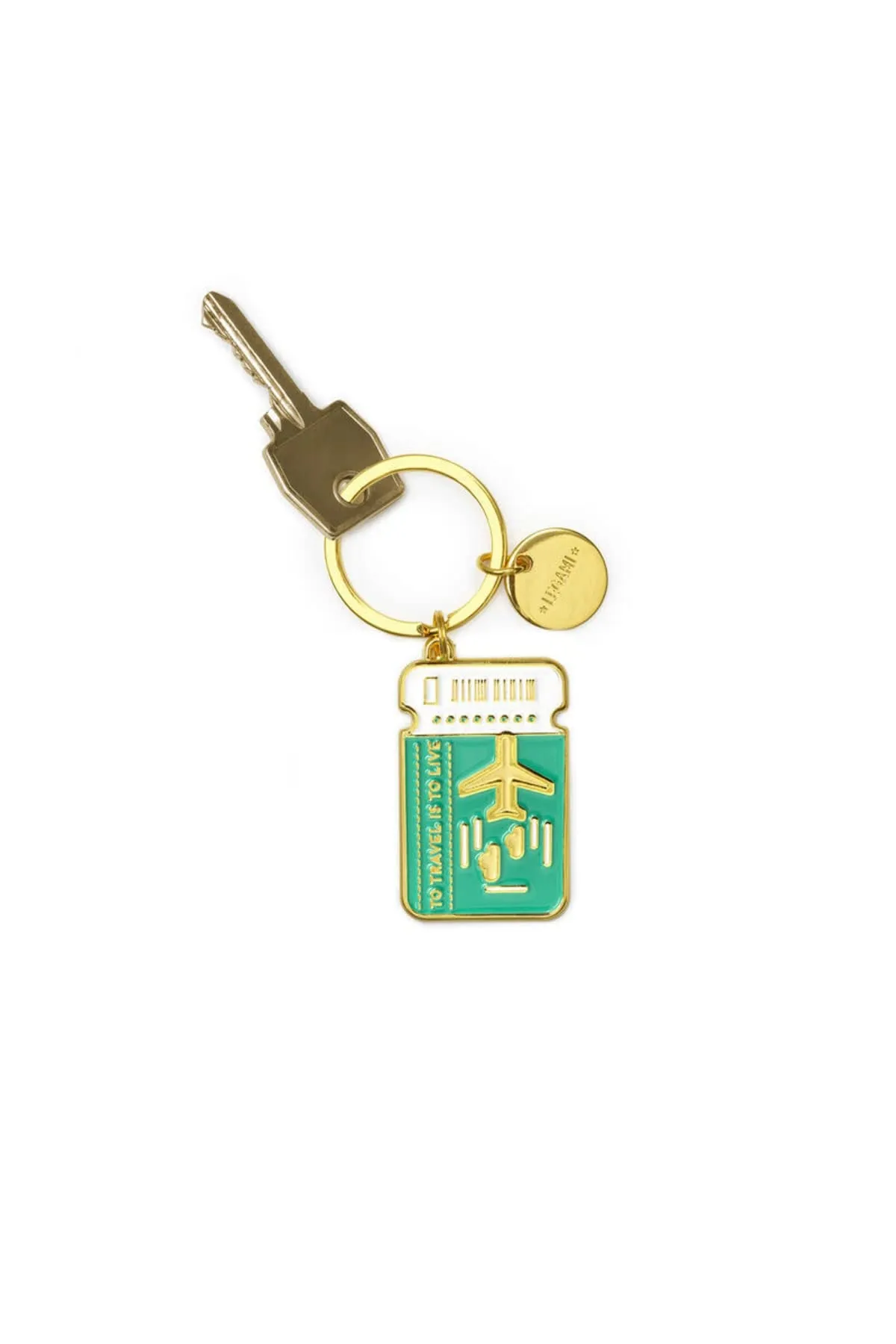 Legami Portachiavi in Metallo Smaltato What a Key Ring! Travel, Zinco, 7 cm - immagine 2