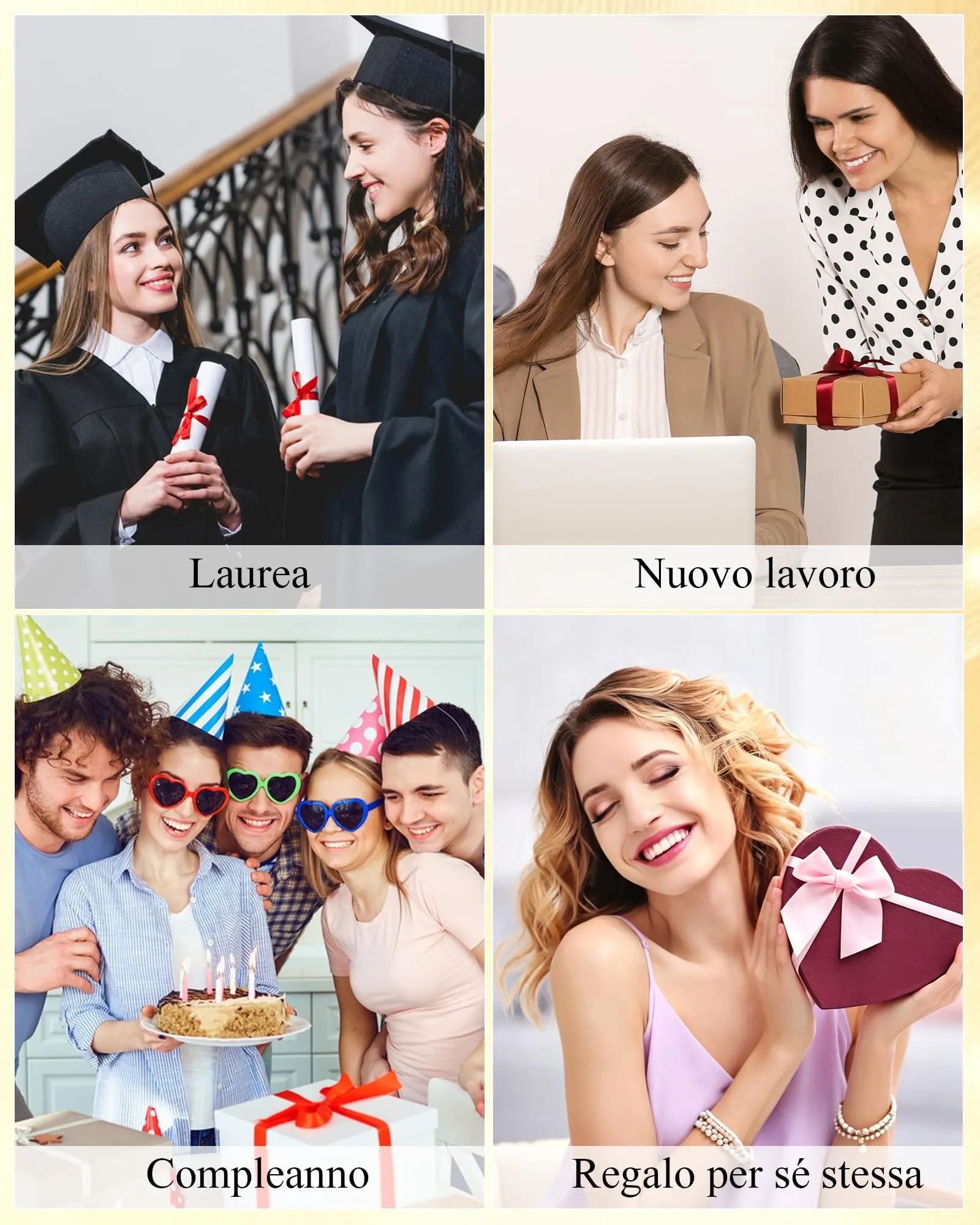 Cheerslife Portachiavi Personalizzato Cristalli Naturali Uomo - immagine 6