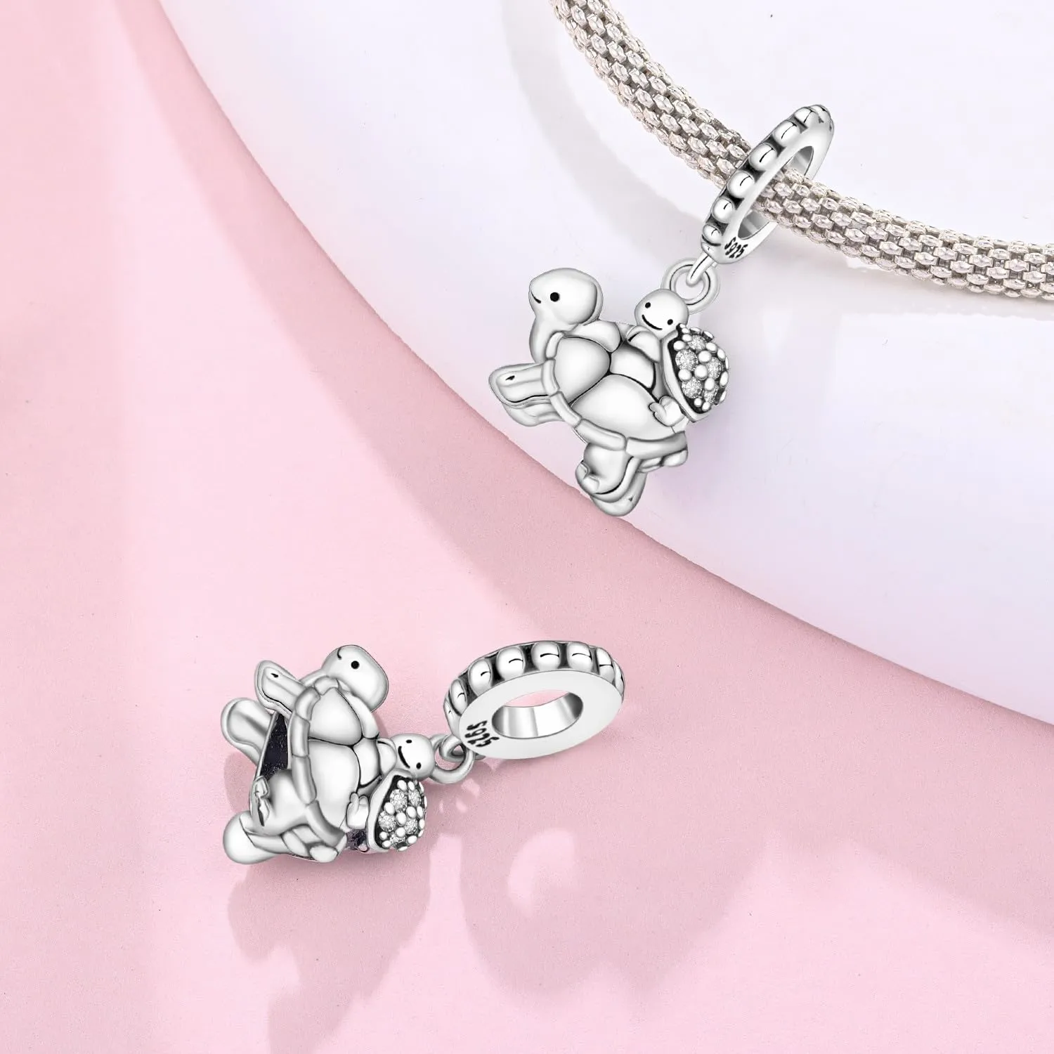 CYCUFF Ciondoli in Argento Sterling 925 con Zirconi Sintetici - immagine 2