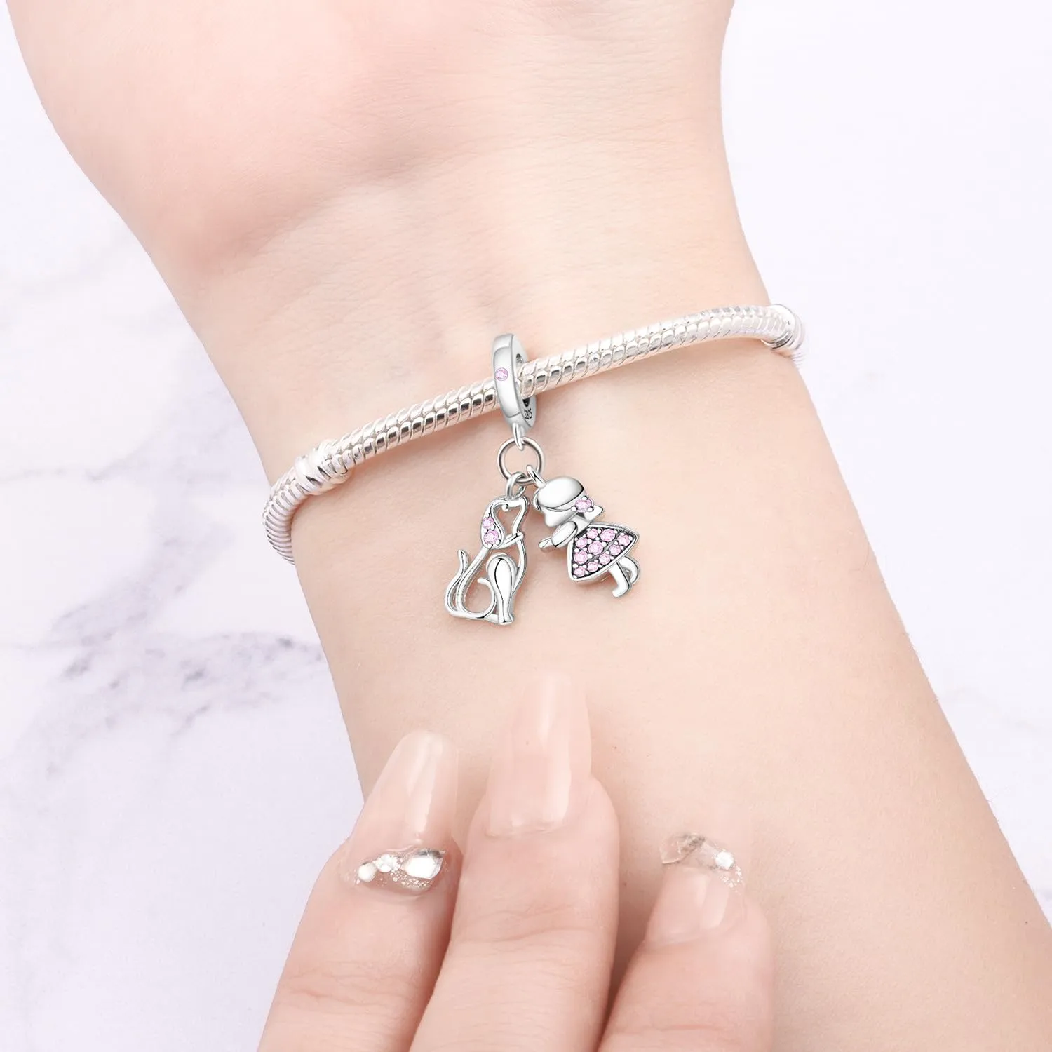 CYCUFF Ciondoli in Argento Sterling 925 con Zirconi Sintetici - immagine 5