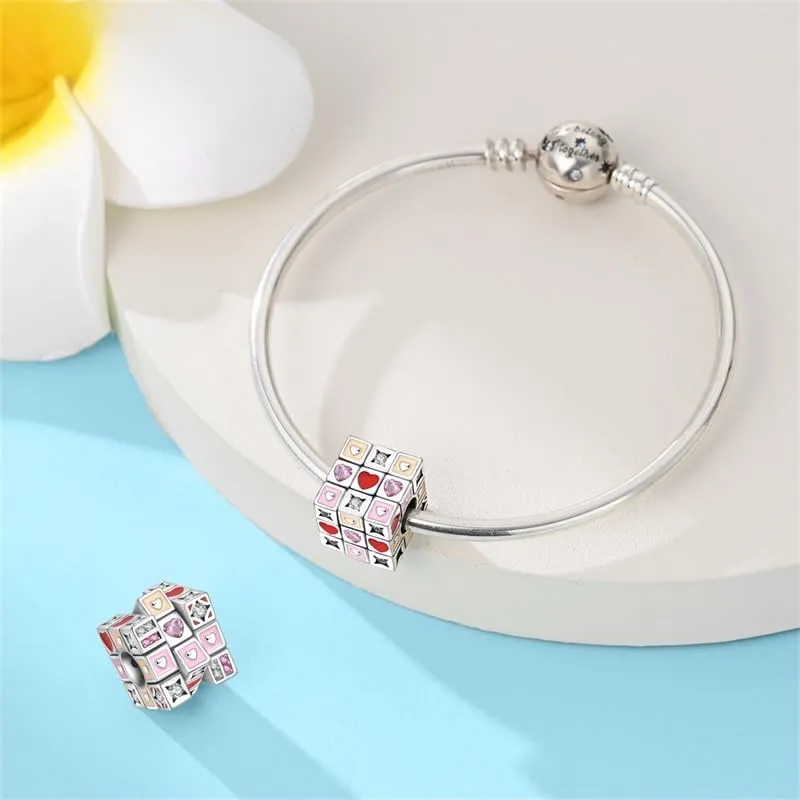 LNQOBU Charm Bead Ciondolo Donna Argento Sterling 925 per Bracciali e Collane - immagine 4