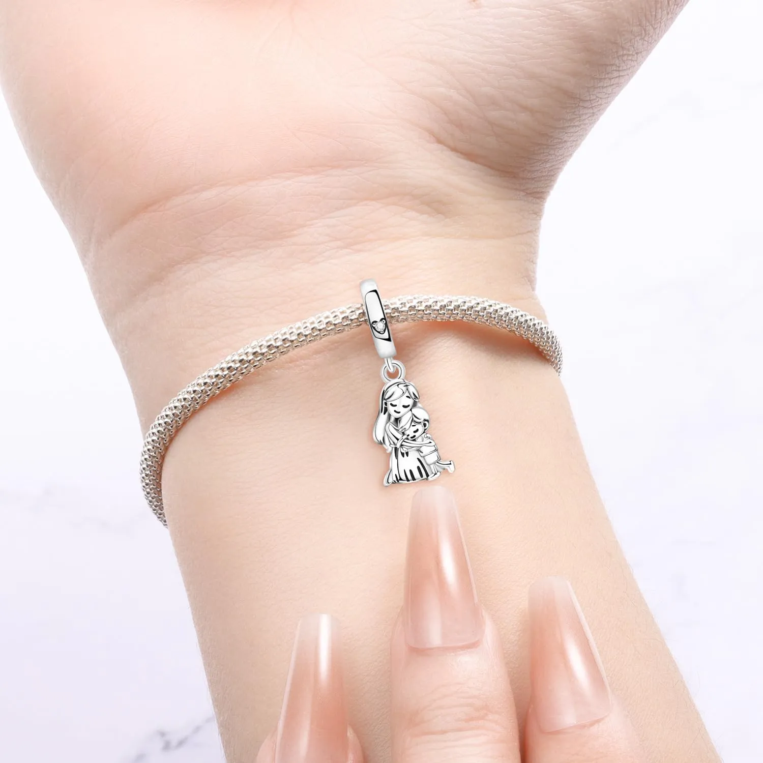 CYCUFF Ciondolo in argento Sterling 925 per braccialetti e collane - immagine 5