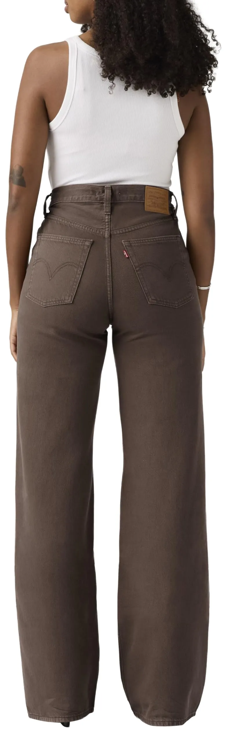Levi's Ribcage Wide Leg H223 Hot Fudge - immagine 4