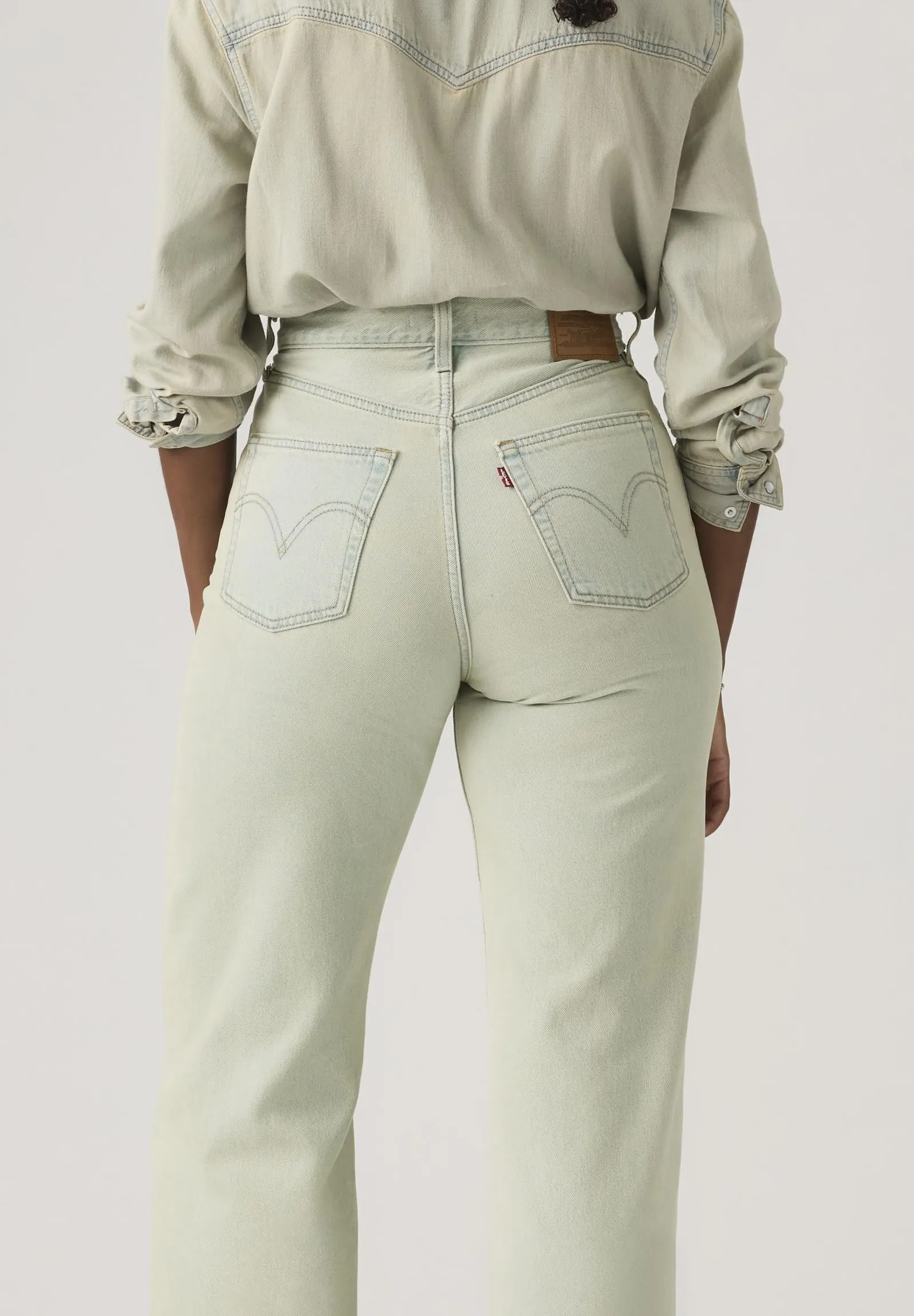 Levi's Ribcage Wide Leg H223 De Oro - immagine 4