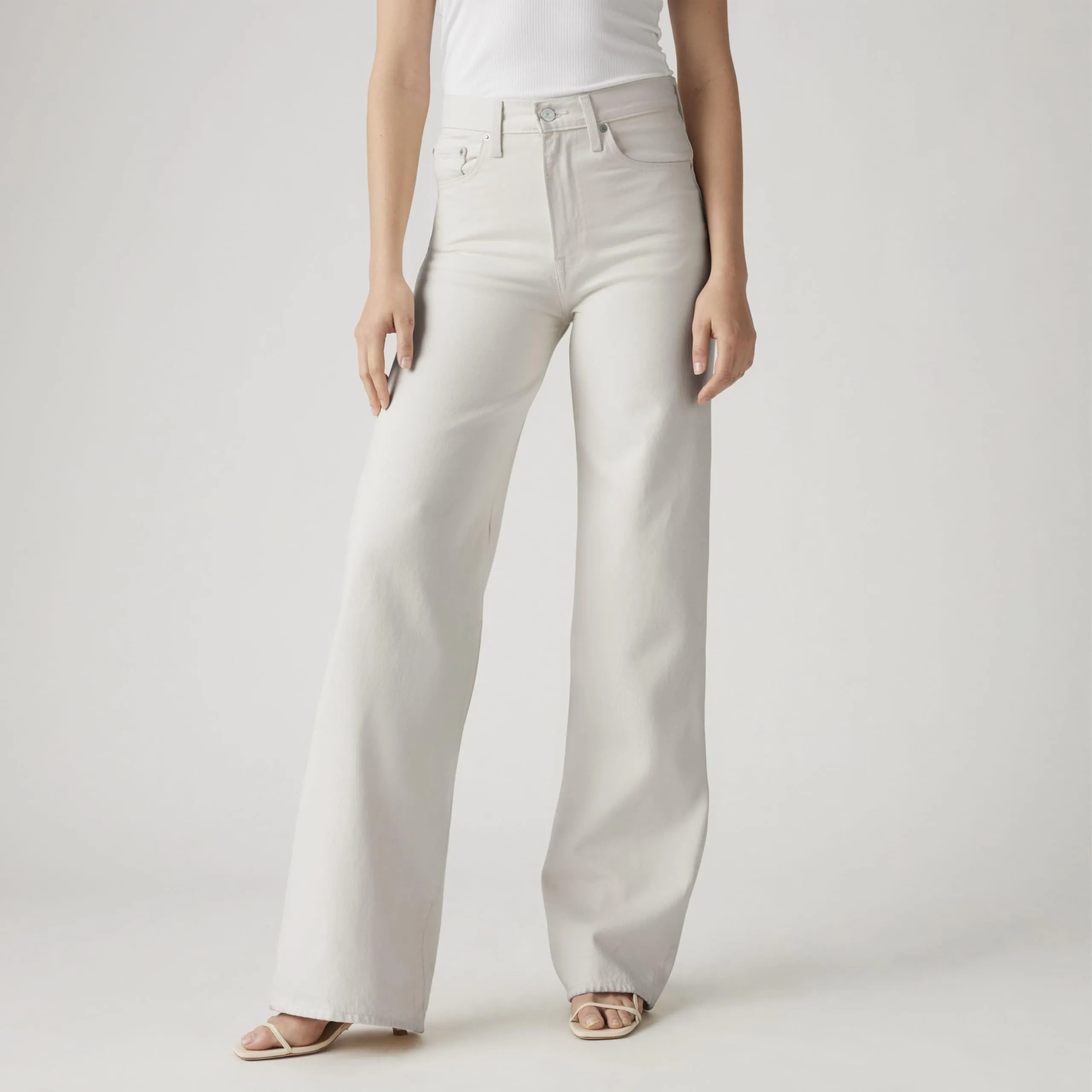 Levi's Ribcage Wide Leg H223 - Crystal Grey - immagine 6