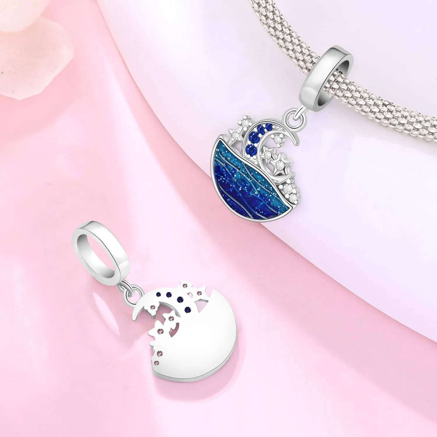 CYCUFF Ciondoli in argento sterling 925 con zirconie sintetiche - immagine 2