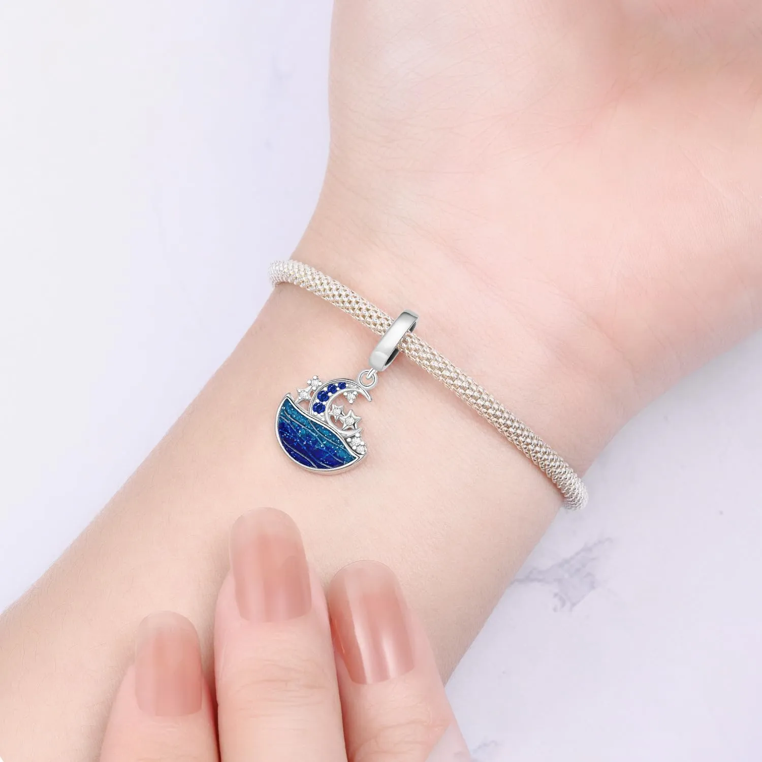 CYCUFF Ciondoli in argento sterling 925 con zirconie sintetiche - immagine 4