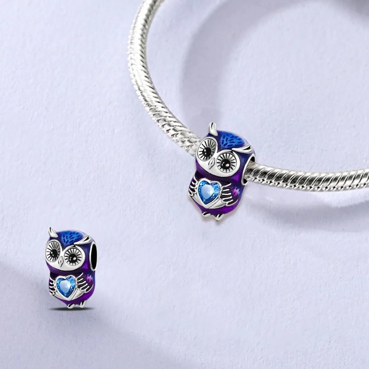 LNQOBU Charm Bead Ciondolo Donna Argento Sterling 925 per Bracciali e Collane - immagine 4