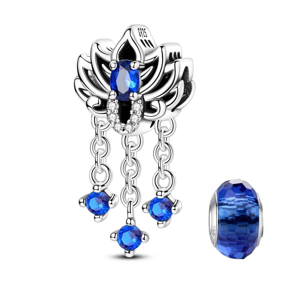 LNQOBU Charm Bead Ciondolo Donna Argento Sterling 925 per Bracciali e Collane - immagine 1