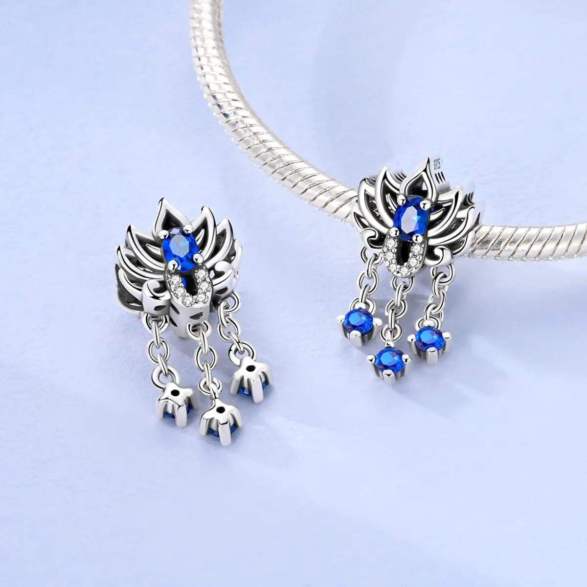 LNQOBU Charm Bead Ciondolo Donna Argento Sterling 925 per Bracciali e Collane - immagine 4