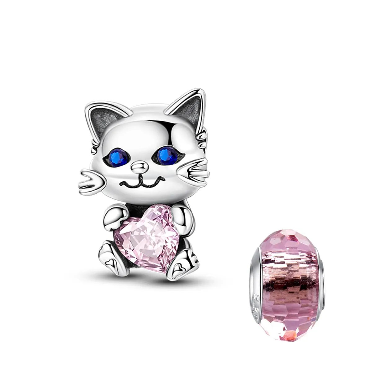 LNQOBU Charm Bead Ciondolo Donna Argento Sterling 925 per Bracciali e Collane - immagine 1