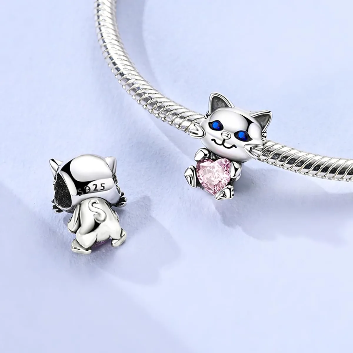 LNQOBU Charm Bead Ciondolo Donna Argento Sterling 925 per Bracciali e Collane - immagine 2