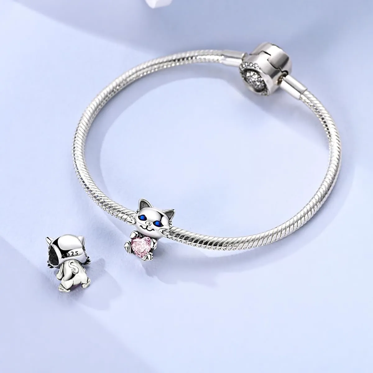 LNQOBU Charm Bead Ciondolo Donna Argento Sterling 925 per Bracciali e Collane - immagine 4