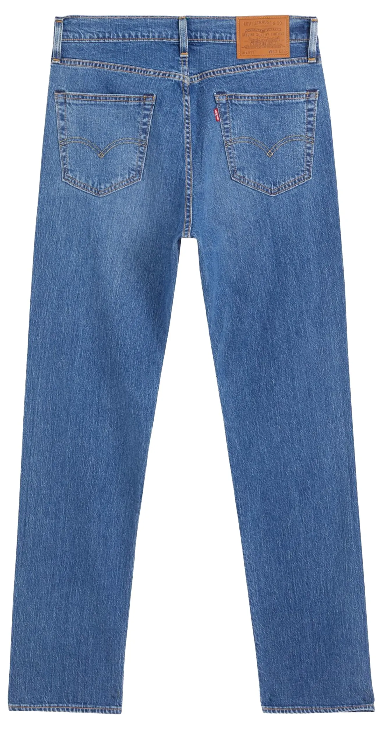 Levi's 511 Slim Jeans Uomo - Dark Indigo Worn In - W33 L32 - immagine 5