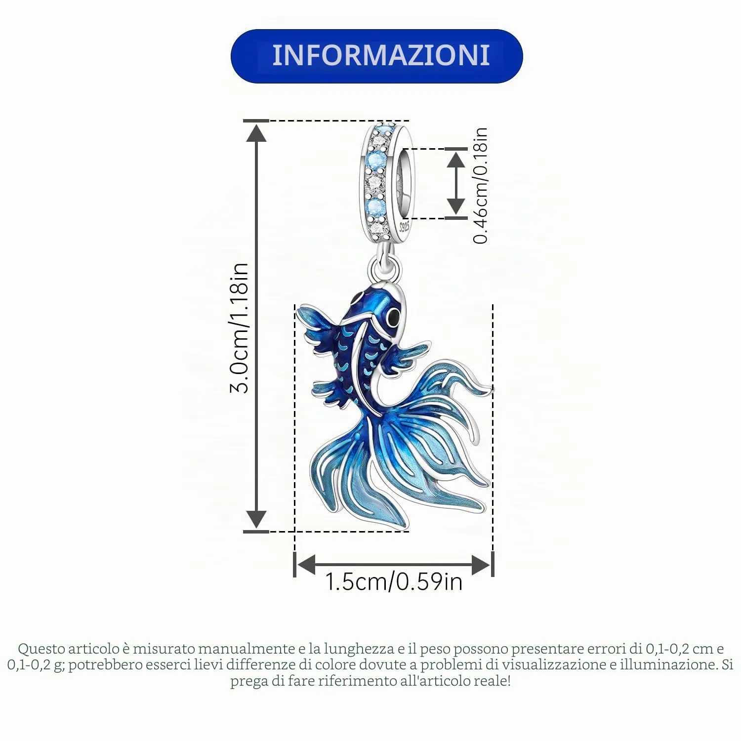CYCUFF Ciondolo in argento Sterling 925 - immagine 4