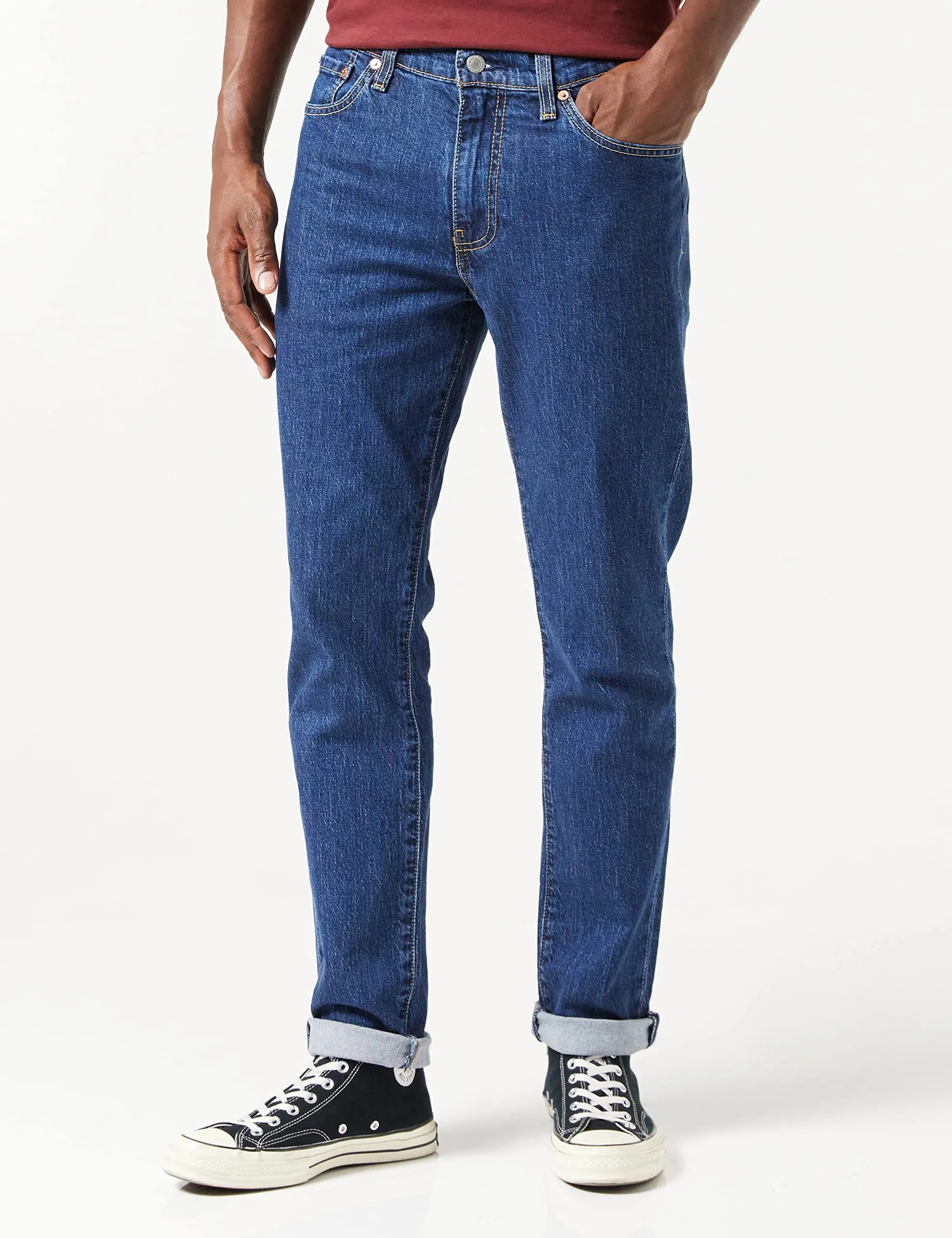 Levi's 511 Slim v5 Jeans Uomo, Medium Indigo Worn In, 26W / 30L - immagine 4