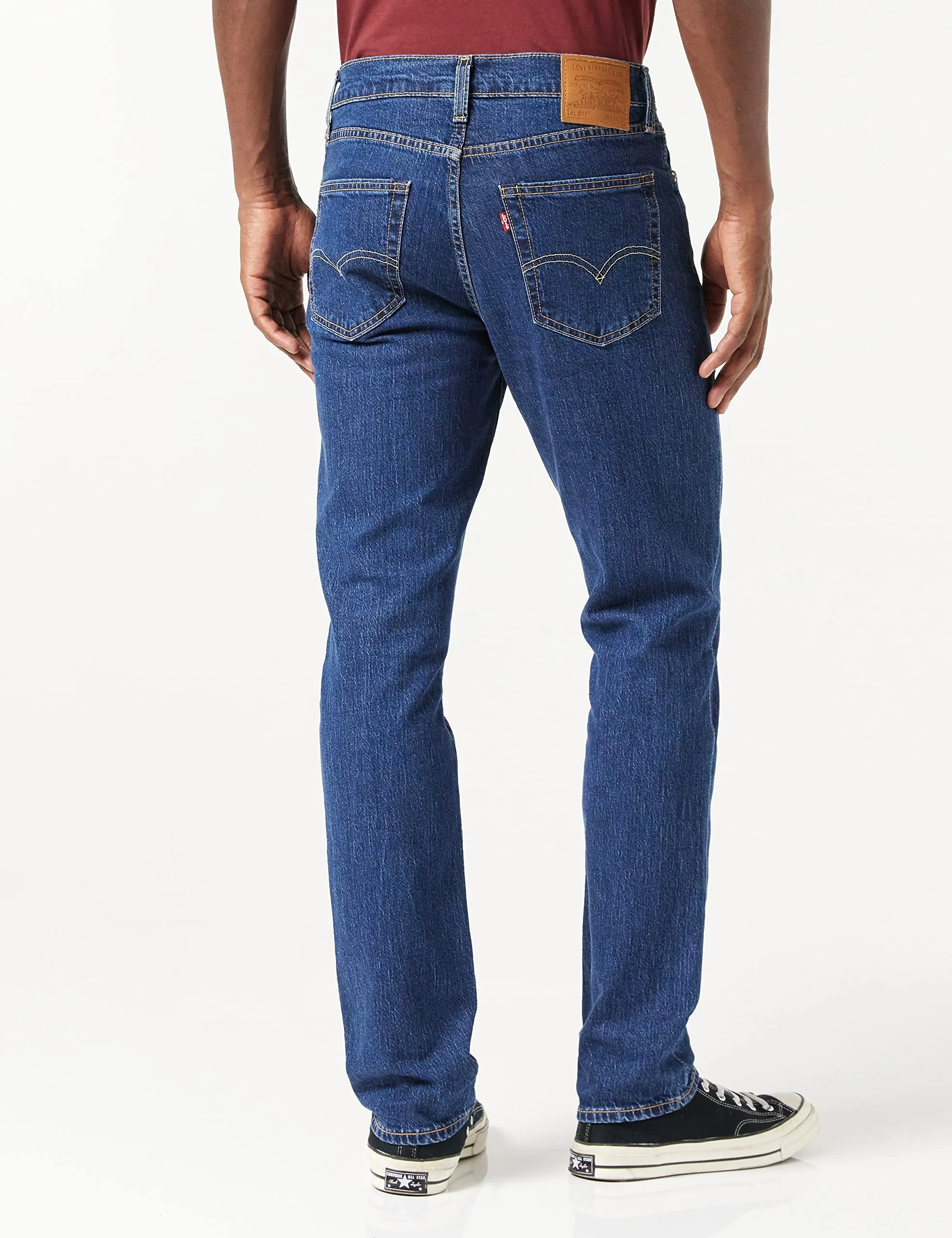 Levi's 511 Slim v5 Jeans Uomo, Medium Indigo Worn In, 26W / 30L - immagine 6