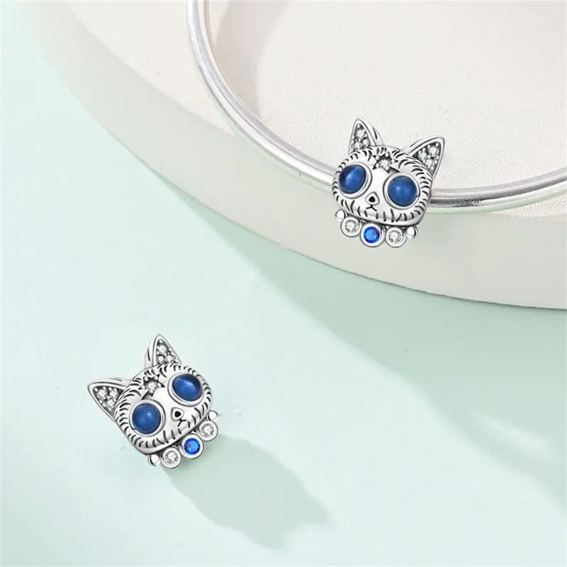 KUNSIR Bead Charm Ciondolo in Argento Sterling 925 con Cubic Zirconia per Braccialetti e Collane Europei - immagine 2