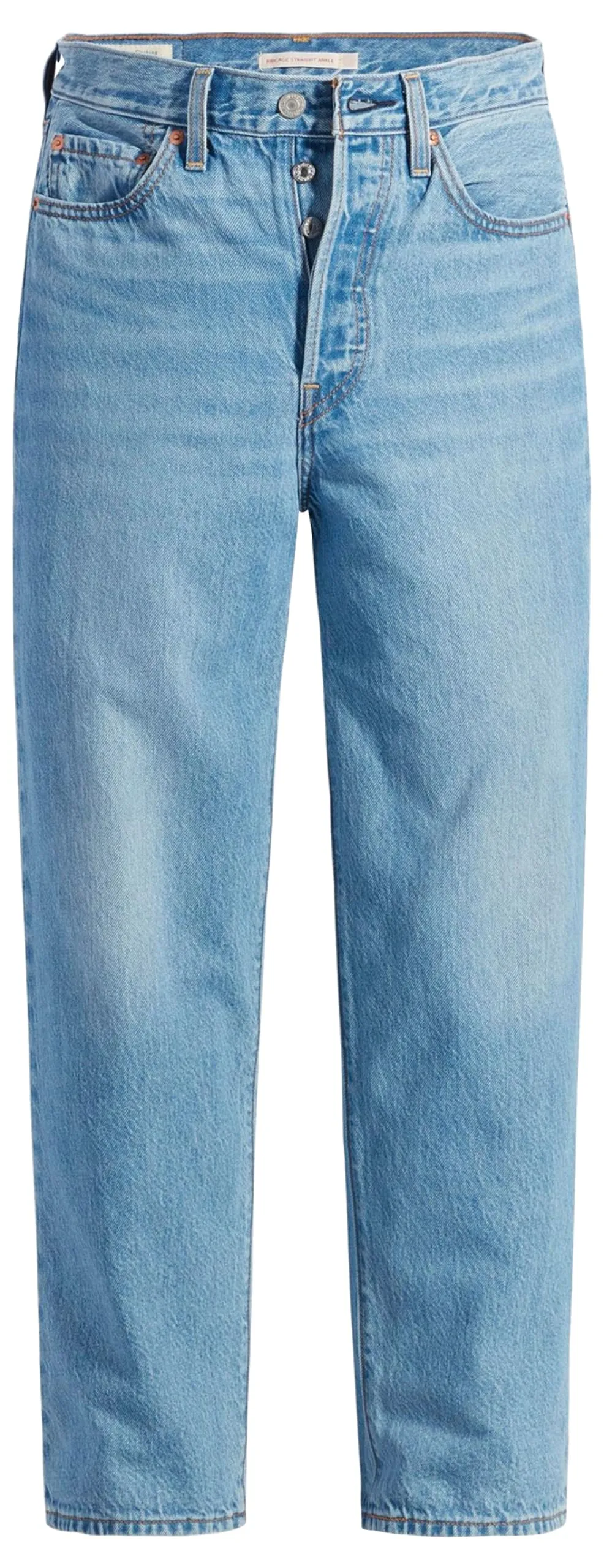 Levi's Ribcage Straight Ankle Jeans, Light Indigo Worn In, 30W / 27L - immagine 7