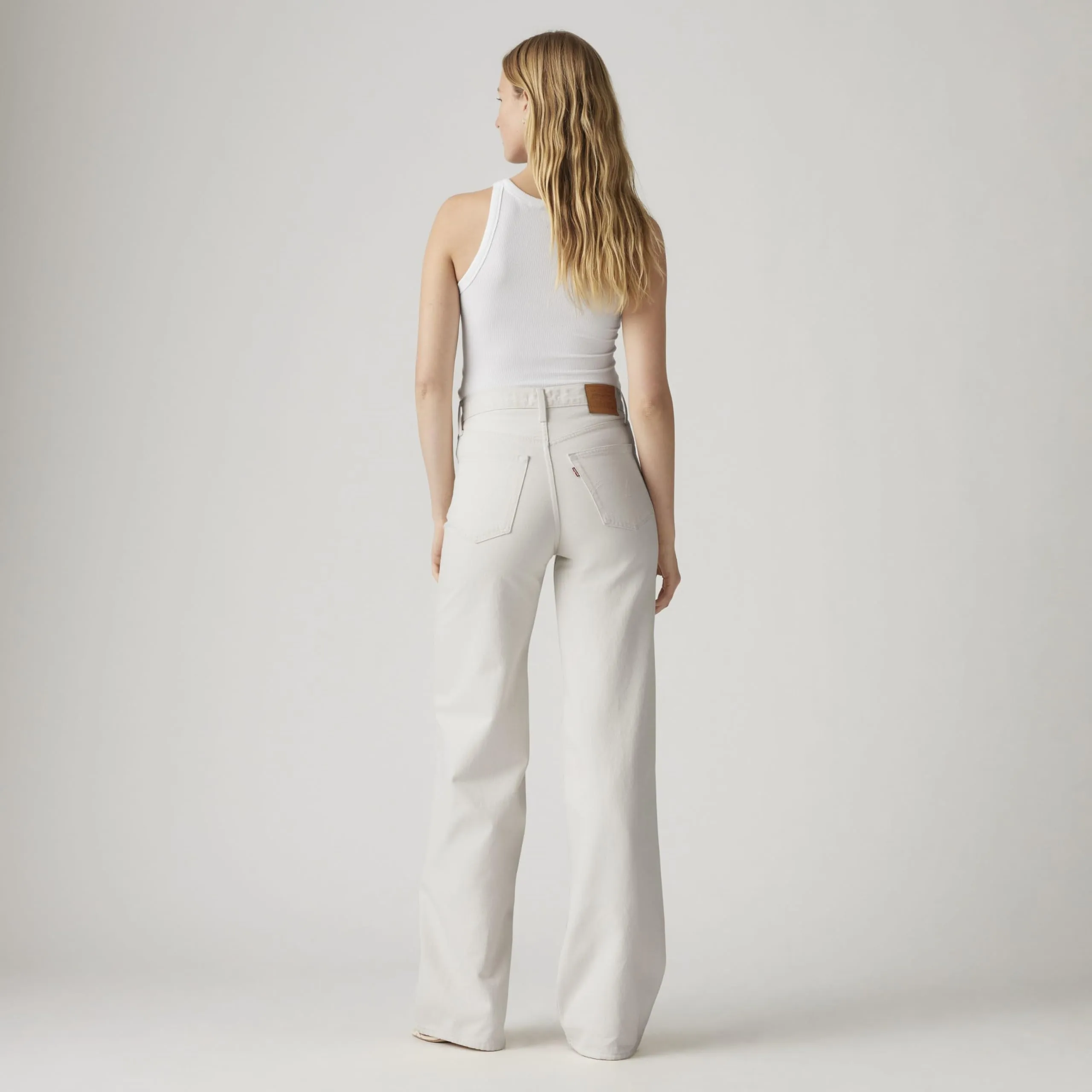 Levi's Ribcage Wide Leg H223 Crystal Grey - immagine 3