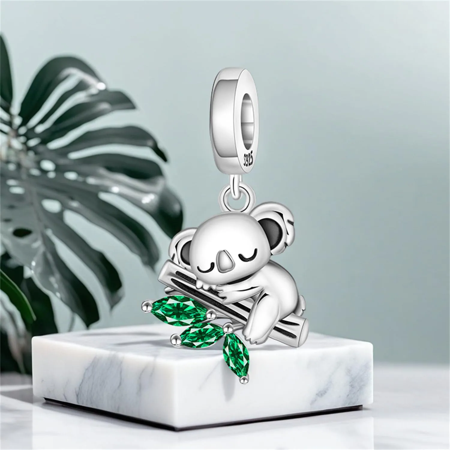 NUJIFFY Ciondoli Koala in Argento Sterling 925 per Bracciale e Collana - immagine 7